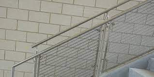 Wire Mesh Stainless Steel Railings For Flower Mound High School Stainless Steel Railing Steel Railing Wire Mesh