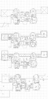 23 000 Square Foot Historic Long Island Sound Mansion Floor Plans Shown For All 4 Levels Address Condo Floor Plans Luxury Floor Plans Apartment Floor Plans