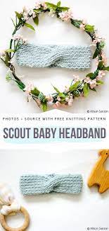 Some are designed by myself and some by others. Simple Knitted Baby Headbands Free Patterns Knitted Headband Free Pattern Baby Knitting Baby Headbands Crochet