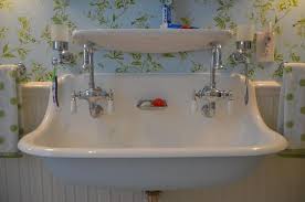 Rustic industrial steel bathroom vanity sink antique style retro hand hammered metal toilet lavatory bowl washbasin wash basin lovecopperart. Vintage Bathroom Sinks House Crazy Sarah