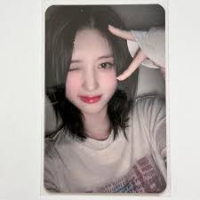 le sserafim crazy official photocard yunjin heather rocks version