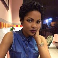 In general, women with short curly hair can choose any straight bangs: Thecutlife Thecutlife Instagram Photos Websta Short Natural Hair Styles Hair Styles Natural Hair Inspiration