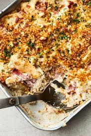 Leftovers or freshly cooked chicken will work great too! Chicken Cordon Bleu Casserole Recipe Recipe Chicken Cordon Bleu Chicken Cordon Bleu Casserole Chicken Cordon Bleu Casserole Recipe