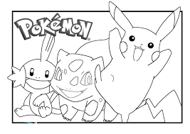 Pokemon coloring pages are widely loved and searched by kids of all ages. Cute Pokemon Coloring Pages Pikachu And Friends To Printable Pictures Ecolorings Info