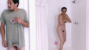 Mom catches son spying on her as she masturb in the shower | AREA51.PORN