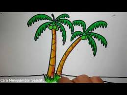 Sketch / sketsa adalah gambar yang kasar dan ringan, atau gambaran garis besarnya saja dari suatu gambar atau lukisan yang belum selesai. Cara Menggambar Pohon Kelapa Youtube