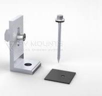 Solar l foot with self tapping screw for metal roof pvm-l-01