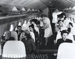 Interior Boing Constellation Operated By Boac Check Out The Curtains On The Windows Constellations Lockheed Super