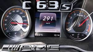 Mercedes C63 S Amg Acceleration Top Speed 0 291 Km H By Autotopnl Youtube