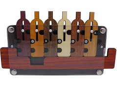 Bring along a bottle of your favorite wine locked into our wooden puzzle and watch the fun begin! 6 Bottles Flaschenzug Wooden Puzzle Brain Teaser