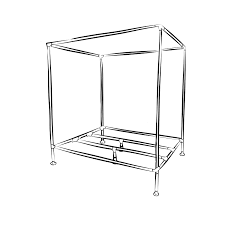 It's the sturdiest bed that i've ever put together. Windsor Industrial Canopy Bed Frame Kit King Size Simplified Building