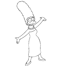 Dessin Marge Simpson A Colorier Coloriage Dessin Simpson Dessin Gratuit
