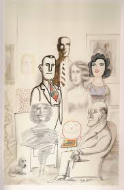 Steinberg's people seem determined to preserve the space around themselves and to keep themselves as fundamentally discrete beings. Saul Steinberg Madinkbeard Derik Badman