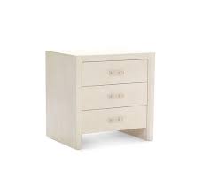 Drawers run smoothly on wooden glides with durable replaceable handles. Malibu 3 Drawer Bedside Table Mitchell Gold Bob Williams