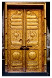 Kaaba Door باب الكعبة Beautiful Doors Islamic Art Masjid Al Haram