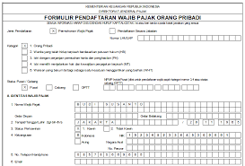 Cara Mengisi Formulir Npwp Pribadi Yang Sudah Diisi