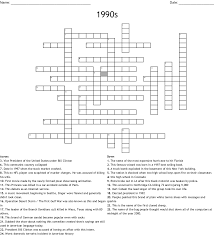 Maybe you would like to learn more about one of these? The 90s Crossword Wordmint