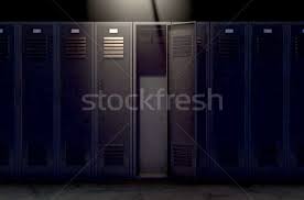 If your locker has a key lock, clean it before attempting to force it open. Locker Row And Open Door Stock Photo C Albund 8879958 Stockfresh