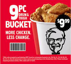 kfc finger lickin good deals