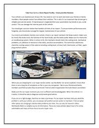 Looking for quality car repair? Take Your Car To A Great Repair Facility Emanualonline Reviews By Emanualonlinereviews Issuu
