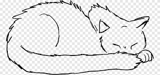 Maybe you would like to learn more about one of these? Cat Kitten Drawing Sleep Cat Drawing White Mammal Png Pngegg