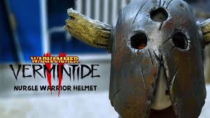LARP Nurgle warrior helmet craft - YouTube