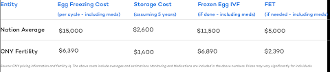 The Real Cost Of Freezing Eggs 2 900 To Over 50 000 But How