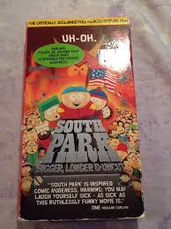 south park bigger longer uncut vhs 1999 south park funny movies vhs