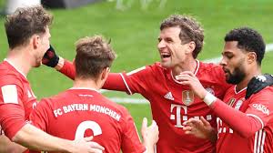 Goals, corners, red and yellow cards and all other game statistics. Werder Bremen 1 3 Bayern Munich Leon Goretzka Serge Gnabry Robert Lewandowski All Score Eurosport