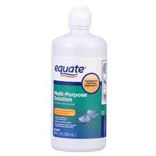 Multipurpose contact lens solutions are the most popular lens care product sold in the united states. Equate Sterile Multi Purpose Contact Solution 12 Oz 2 Pk Walmart Com Walmart Com