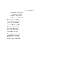 Check spelling or type a new query. Contoh Sisindiran