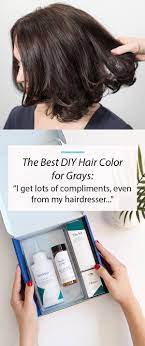 Simple Solution For Coloring Gray Hair I Love This It Has Saved Me Bundles Of Money So Easy To Use And A At Home Hair Color Grey Hair Color Diy Hair Color