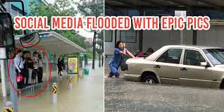 Heavy rains caused floods in several areas of singapore. 5 Flash Flood Reactions On Social Media That Are Overflowing With Epicness In Singapore