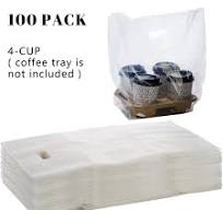Amazon.com: DEAYOU 100 PCS Large Handle Drinking Poly Bag ...