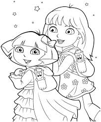 Dora the explorer, the american animated tv series, is created by valerie walsh, chris gifford and eric weiner. 25 Wonderful Dora The Explorer Coloring Pages Hello Kitty Colouring Pages Coloring Pages Kitty Coloring