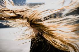The long hairstyle with red and blond highlights has great layers cut round the sides and back to enhance the great bounce and movement. Flying Long Hair Lock At Urban Scene Unknown Female Stock Photo 171432858