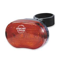 Planet Bike Blinky 3 3 Led Rear Bicycle Light Bicycle Lights Bike Bike Accessories