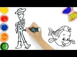 How To Draw Color And Glitter Airplane Cartoon Drawing And Coloring For Cartoon Drawings Coloring For Kids Drawings