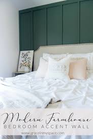 This mauve nook got our wheels churning. Modern Farmhouse Bedroom Accent Wall Master Bedroom Makeover Grace In My Space
