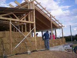 Straw bale houses use straw bales as insulation or as the structural building block of the home. Tour Of Post And Beam Straw Bale Home Baled At One Of Andrew Morrison S Workshops Youtube