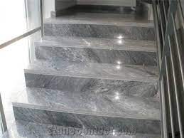 Crema marfil kitchen countertops, beige marble count. Aliveri Marble Staircase Steps And Riser Grey Marble Greece Stairs Steps Stonecontact Com