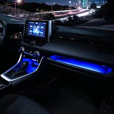 Instrument Dashboard Panel Trim Atmosphere Light For Toyota Rav4 2019 Car Side Driver Instrument Lamp Strip For Toyota Rav4 2020 Interior Mouldings Aliexpress
