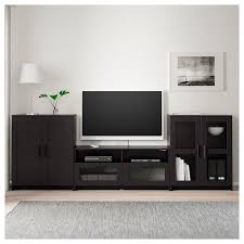 Brimnes Tv Storage Combination Glass Doors Black 108 5 8x16 1 8x37 3 8 Ikea Tv Storage Brimnes Glass Cabinet Doors