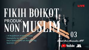 Adanya sikap boikot terhadap produk tertentu dari orang kafir itu muncul karena dinilai adanya maslahat atau dalam rangka memperkecil mudharat bagi kaum muslimin. Fikih Boikot Produk Non Muslim Sesi 3 Ustadz Aris Munandar Ss Mpi Salafy