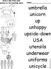 Letter U Alphabet Activities At Enchantedlearning Com Math Activities Preschool Kids Worksheets Preschool Alphabet Activities