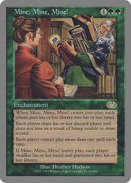 Mine Mine Mine In 2020 Magic The Gathering Cards Magic The Gathering The Gathering