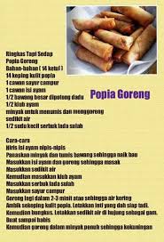 Resepi popia basah | senang dan sedap. Resepi Popia Goreng