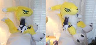 Renamon Plush By Sophillia On Deviantart Plush Digimon Artist Alley