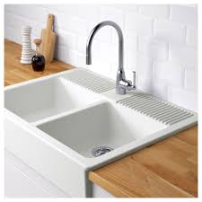 Ikea Domsjo Double Bowl 25 Year Guarantee Read About The Terms In The Guarantee Broc Ikea Farmhouse Sink Interior Design Kitchen Small Kitchen Sink Design