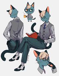 Kuro Lee On Hiatus On Twitter Animal Crossing Fan Art Animal Crossing Game Animal Crossing Villagers